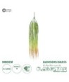 GloboStar® Artificial Garden HANGING GRASS 20815 Τεχνητό Διακοσμητικό Κρεμαστό Φυτό Grass Μ18 x Π4 x Υ81cm